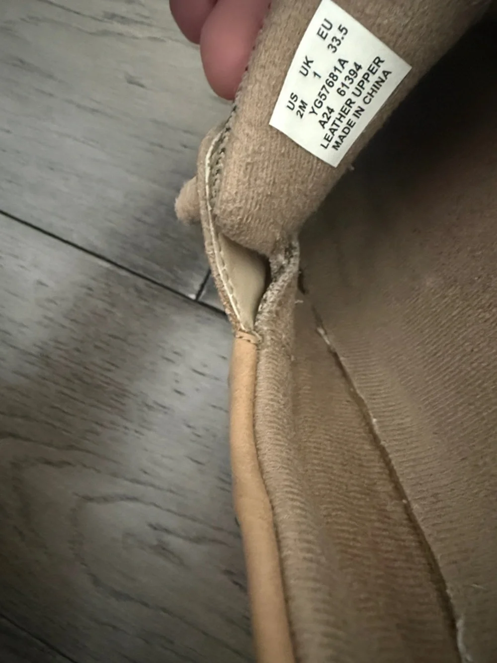Sperry Kids Beige/Tan Moccasin Boat Shoes